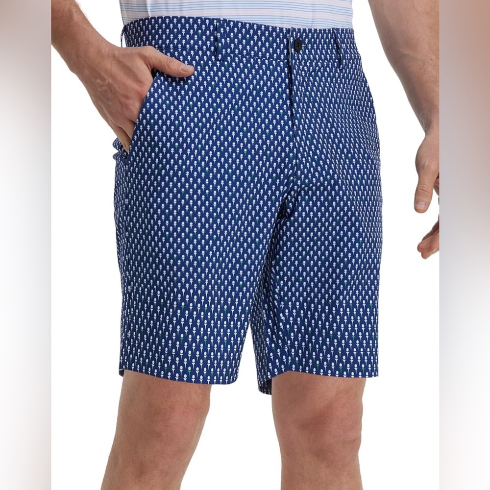 Men's Blue Patterned Shorts NWT  40